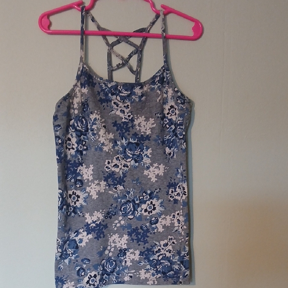 Aeropostale Blue Floral Camisole - Picture 1 of 3